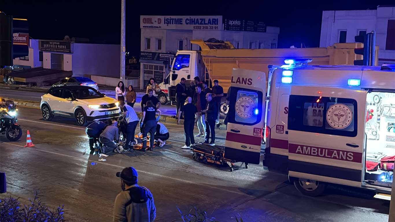 Bodrum’da motosikletin çarptığı yaya hayatını kaybetti haberi