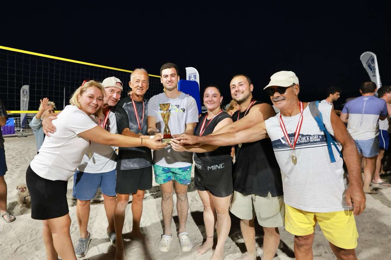 Bodrum’da üç günlük voleybol şöleni sona erdi haberi
