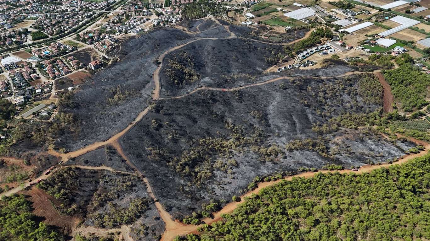 Fethiye’nin akciğerleri yandı haberi