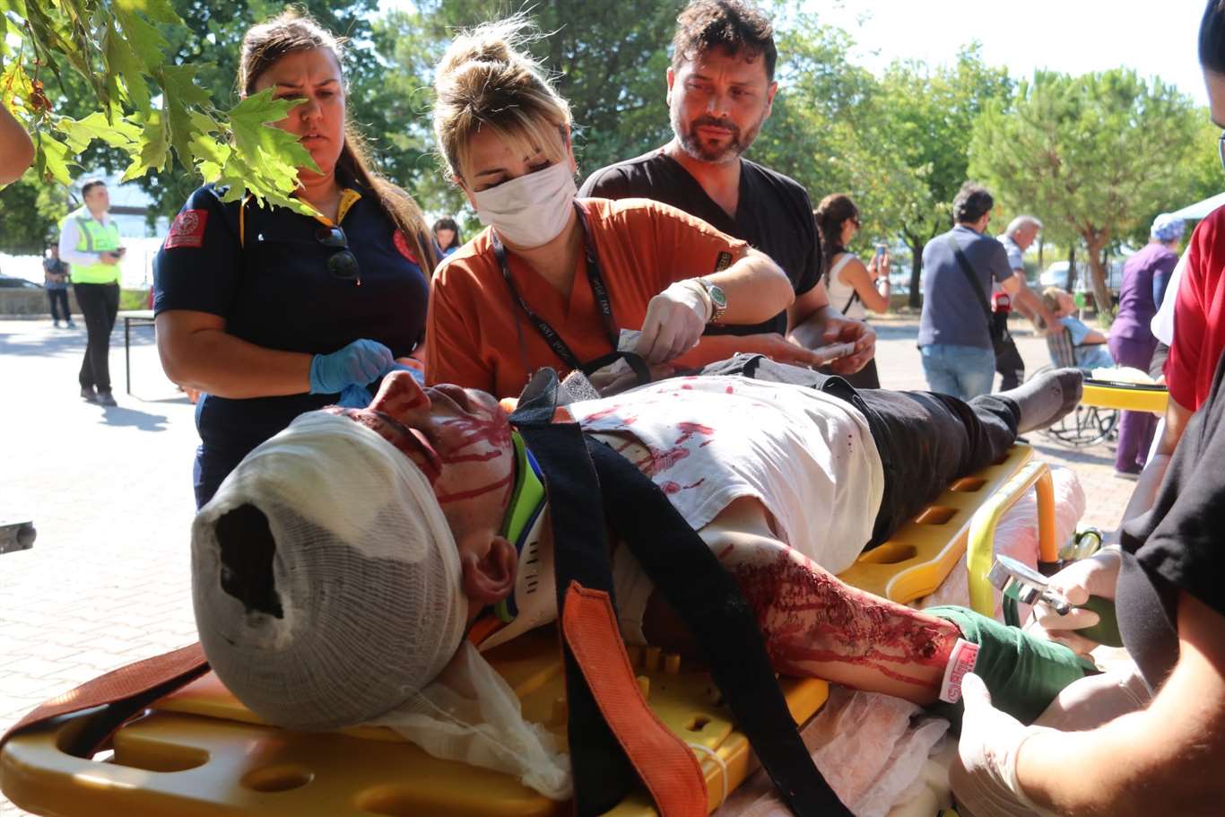 Fethiye Devlet Hastanesi’nde deprem tatbikatı gerçeğini aratmadı haberi