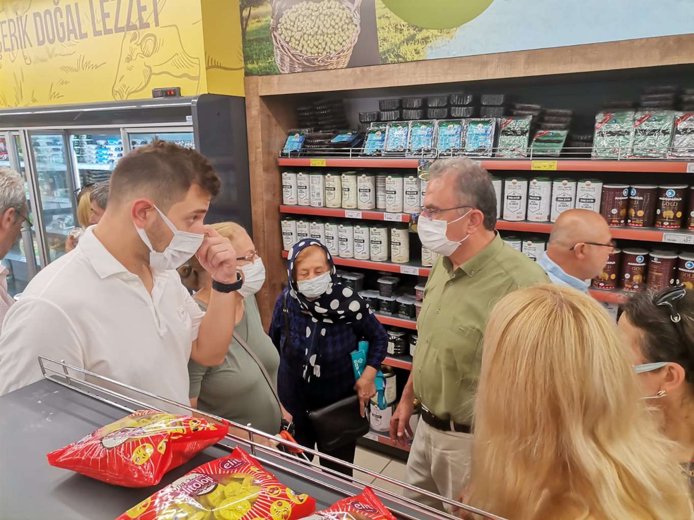 Muğla'daki Tarım Kredi Kooperatifi marketlerinde yoğunluk oluştu haberi