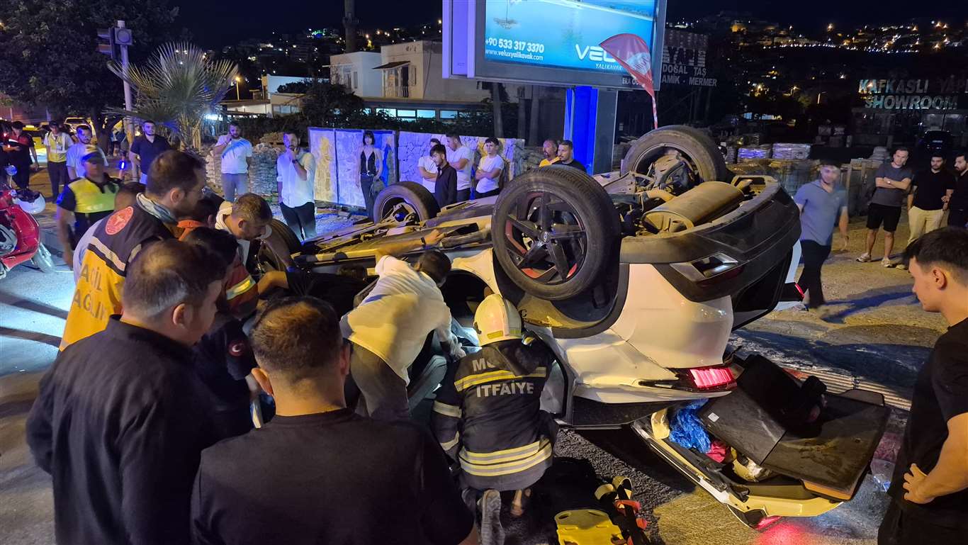 İki otomobilin çarpıştığı kazada 1 kişi yaralandı haberi