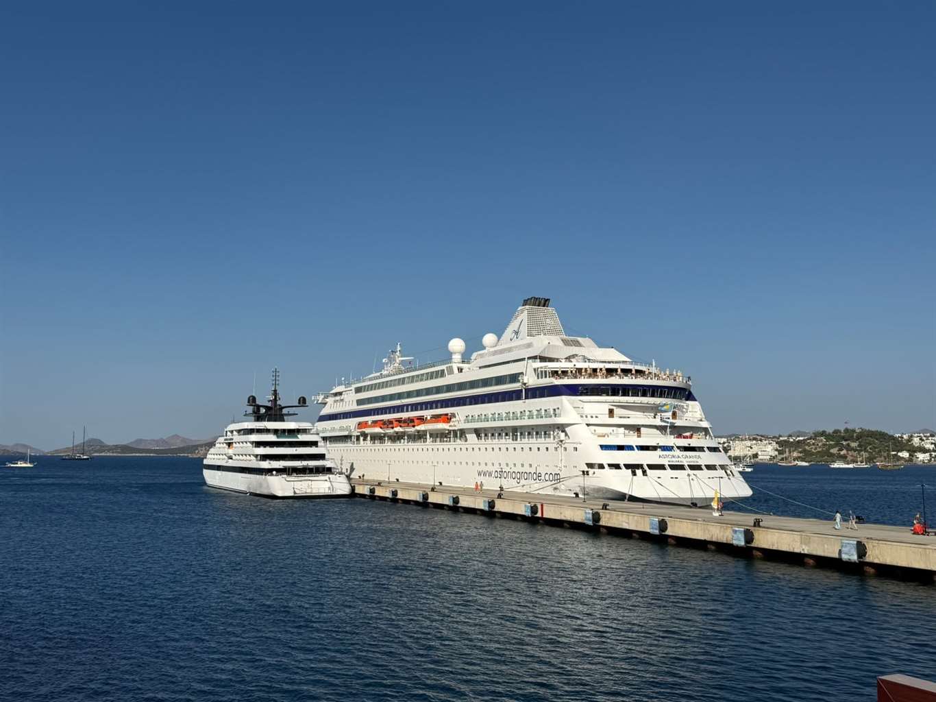Bodrum Limanı'nda kruvaziyer hareketi haberi
