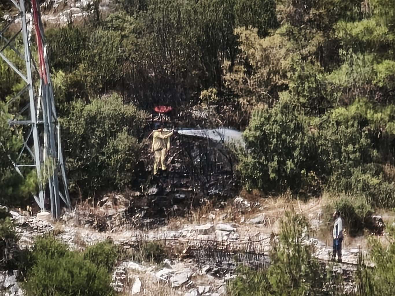 Menteşe’de makilik yangını haberi