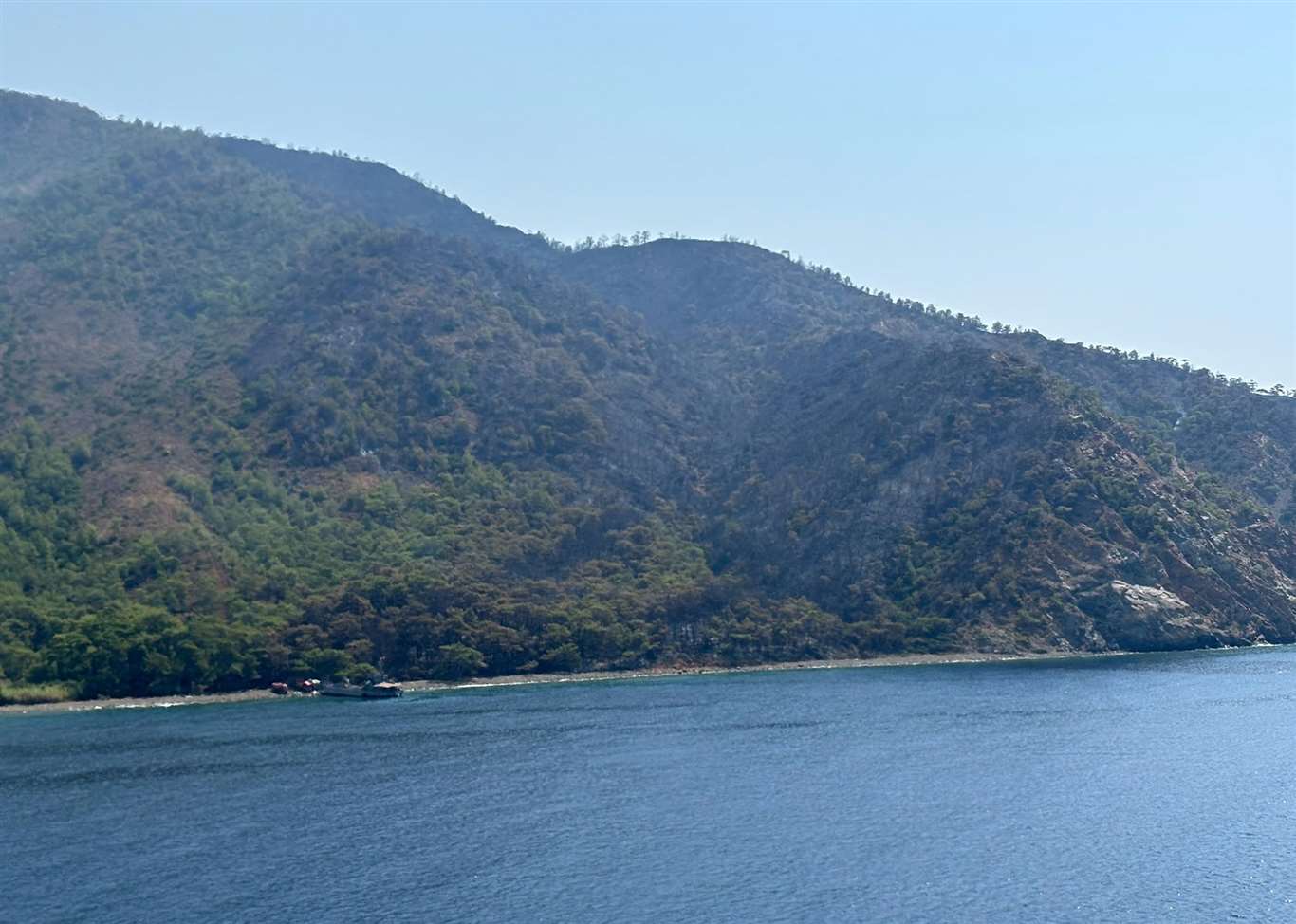 Marmaris'teki orman yangını kontrol altına alındı haberi