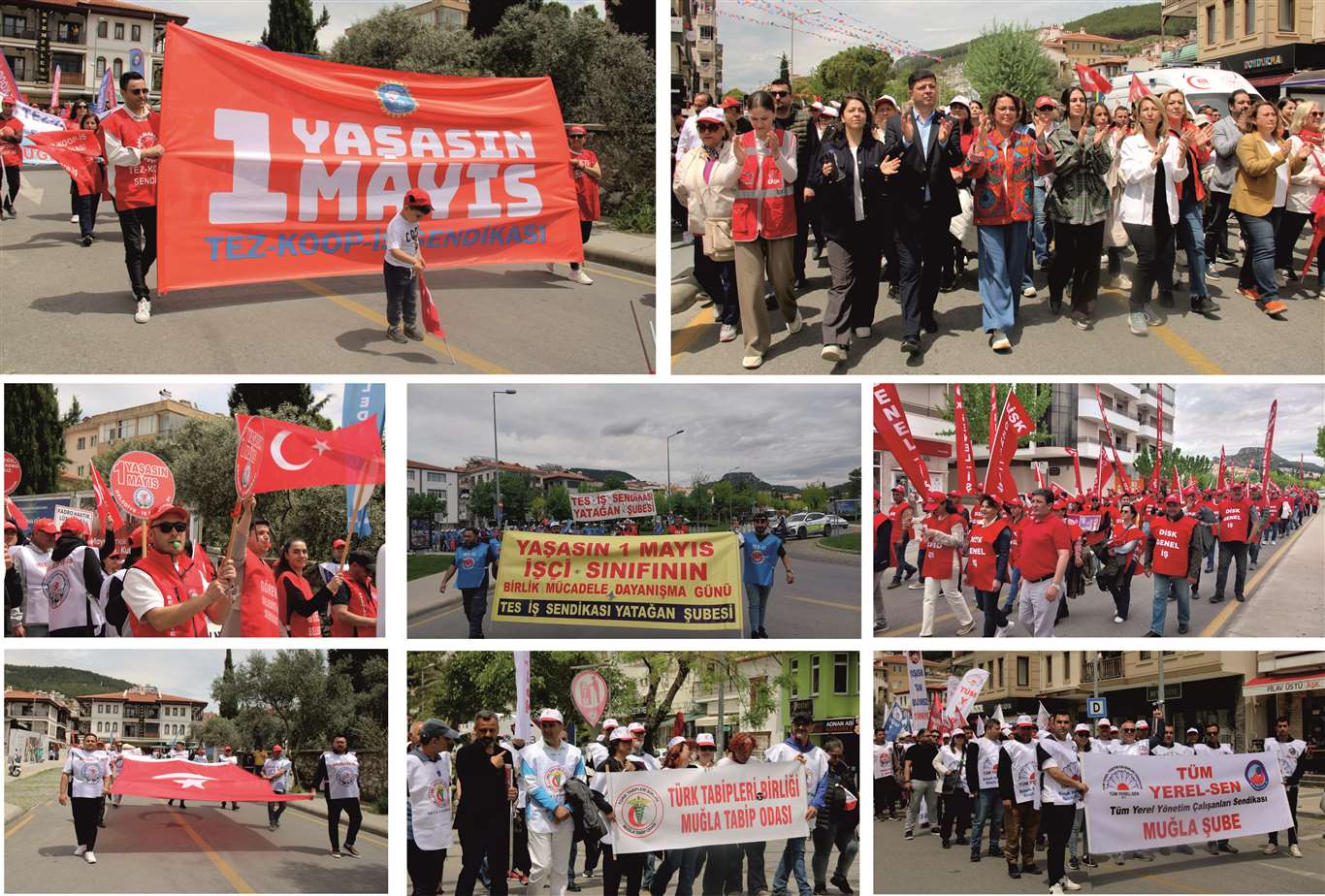 Muğla'da 1 Mayıs coşkusu haberi