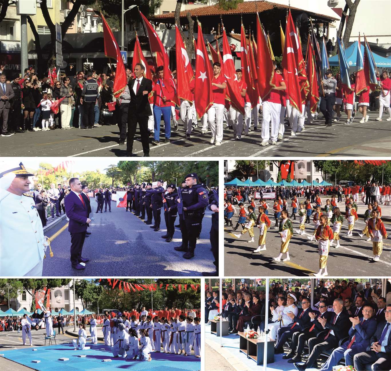 102 yıldır gururla: Muğla, Cumhuriyet'i coşkuyla kutladı haberi