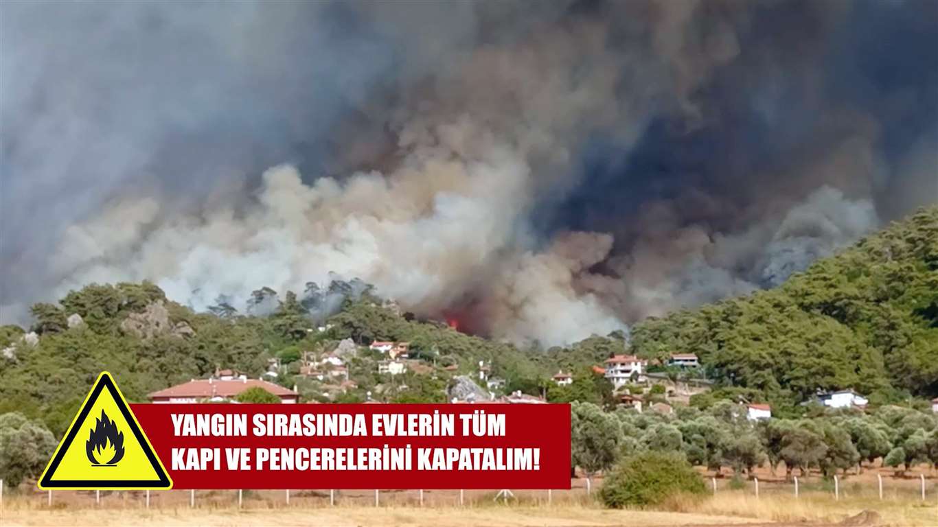 Muğla Orman Bölge Müdürlüğünden kırsal mahallelere yangın uyarısı haberi