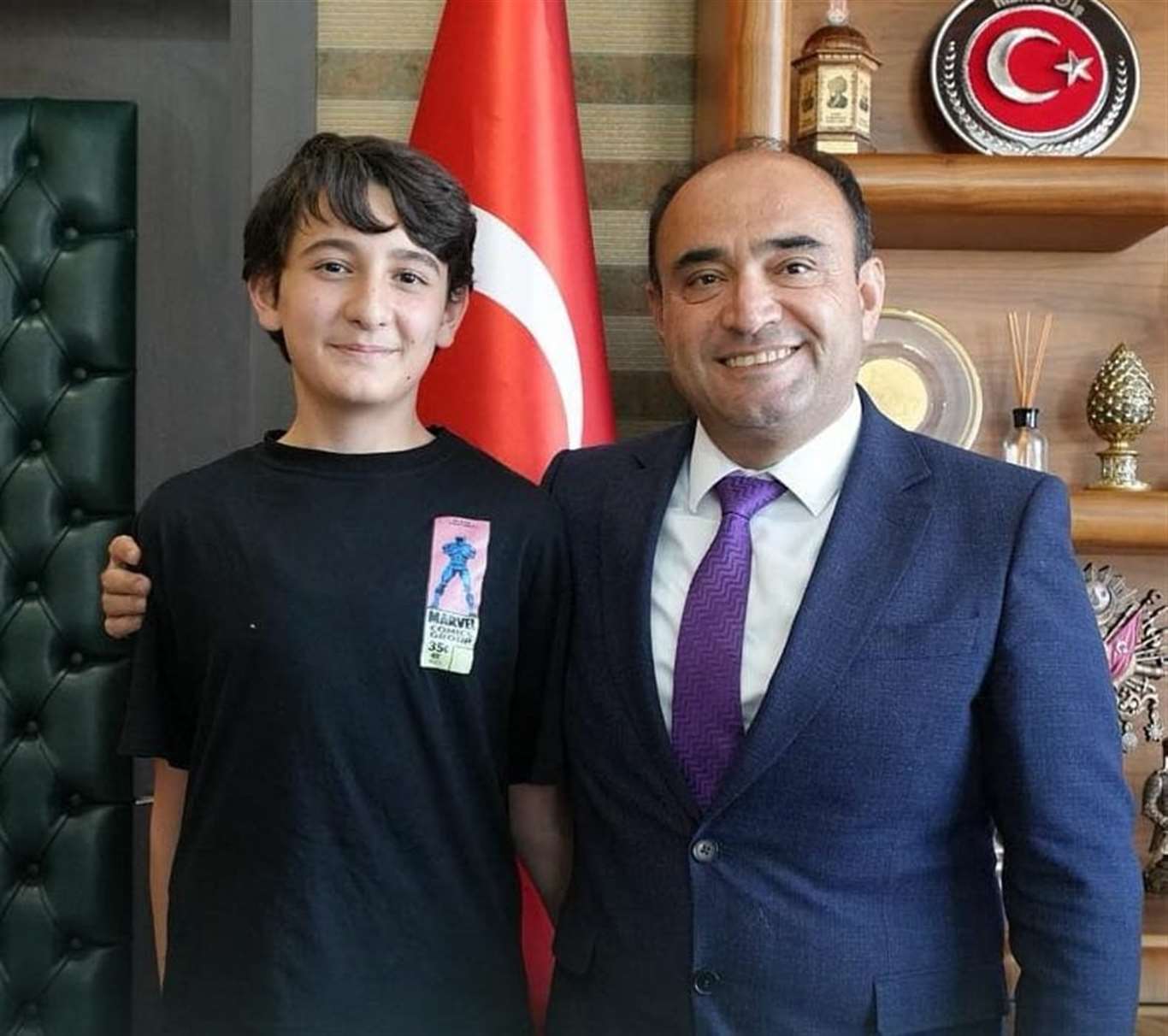 Başkan Akdenizli'nin oğlu, LGS'den 500 tam puan aldı haberi