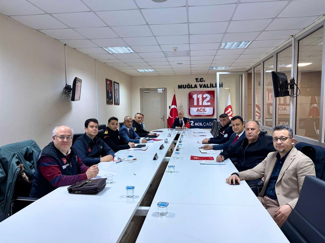Muğla'da Acil Çağrı hizmetlerinde Şubat ayı toplantısı yapıldı haberi