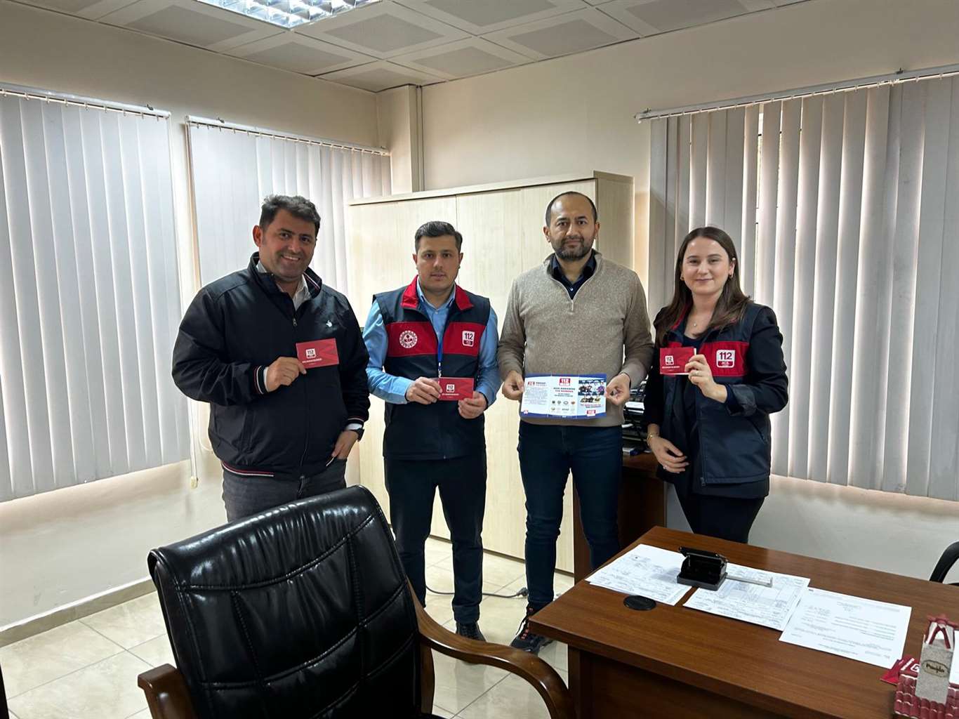    Muğla 112'den mahkemeler ve denetimli serbestlik birimlerinde farkındalık çalışması haberi