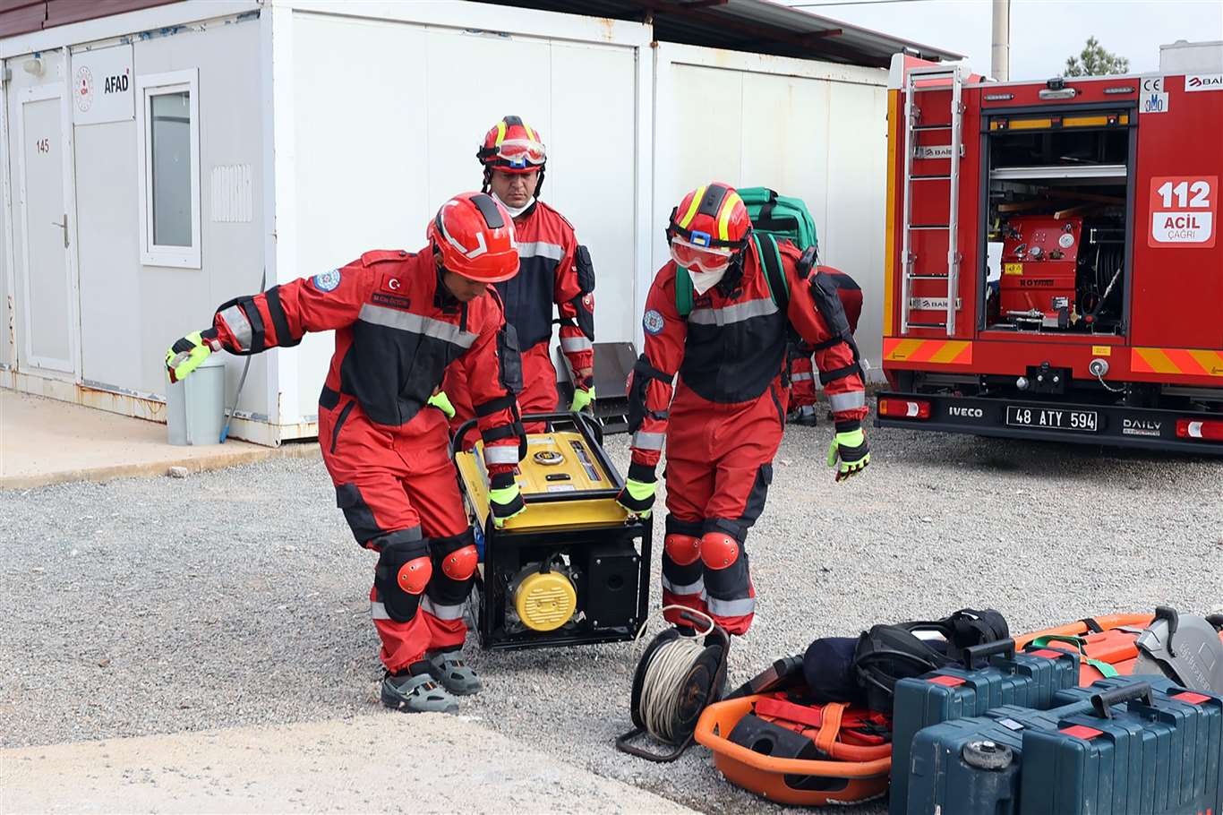 Muğla itfaiyesi afetlere hazır: AFAD akreditasyonunu geçtiler haberi