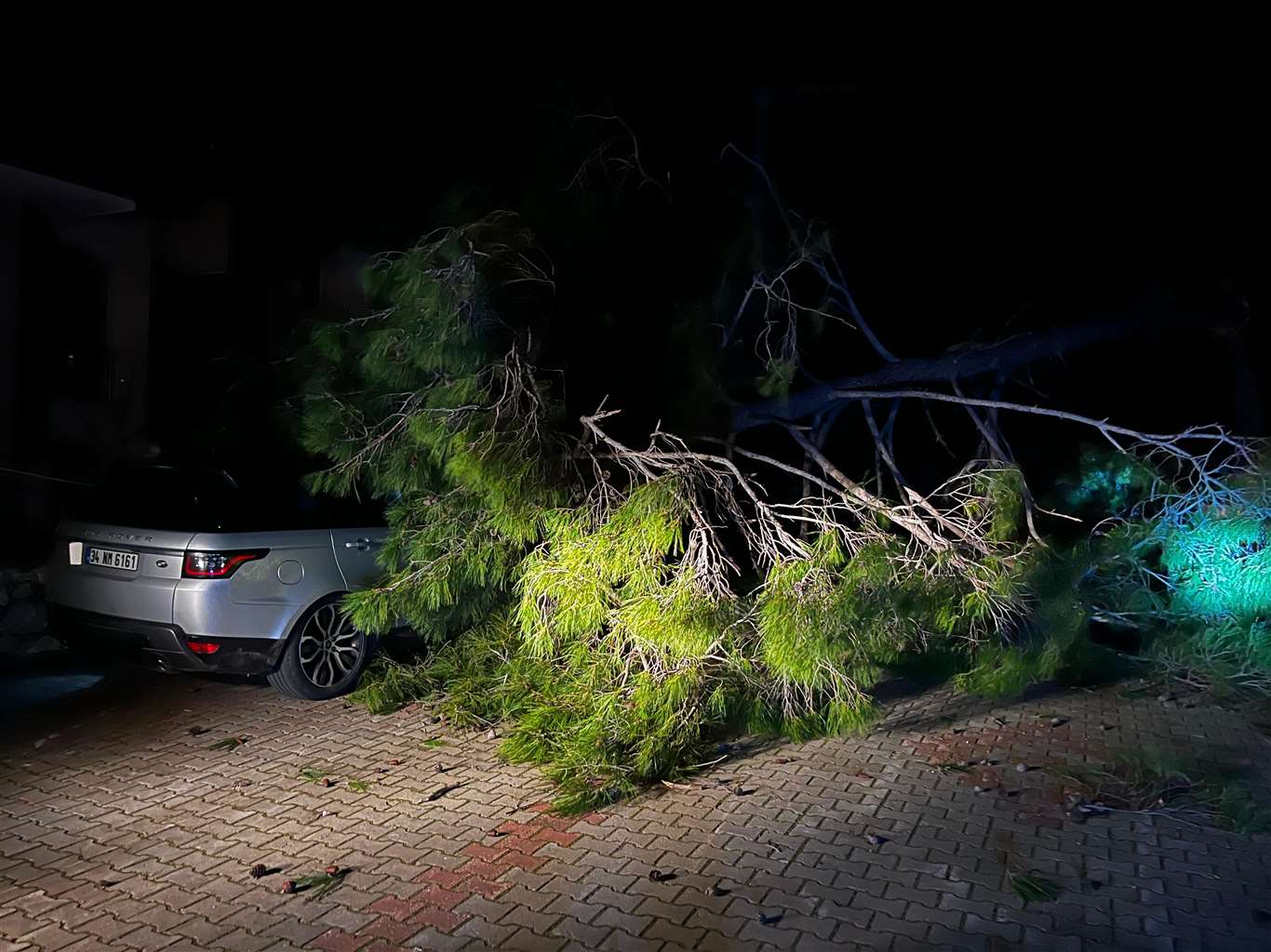    Marmaris'te fırtına ağaç devirdi: 1 kişi yaralandı haberi