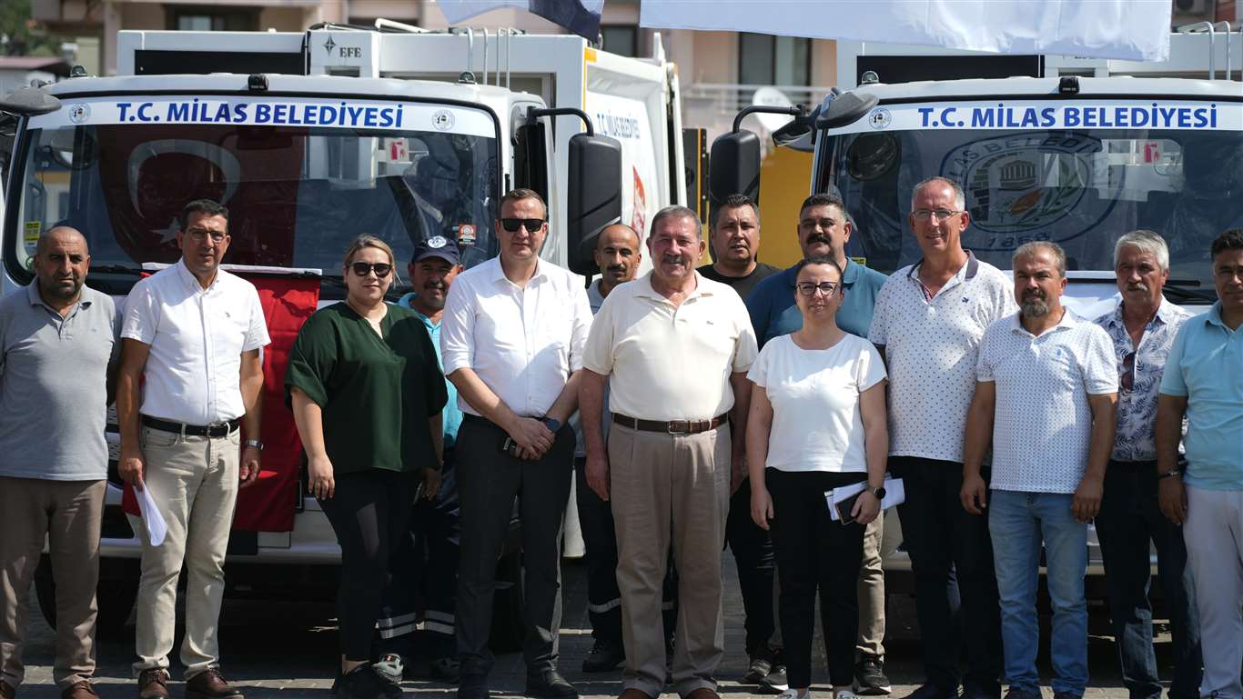 Milas Belediyesi 8 araçla filosunu güçlendirdi haberi