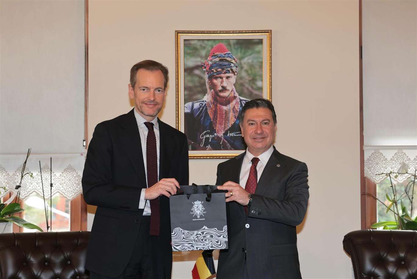    Başkan Aras Belçika Krallığı Ankara Büyükelçisini ağırladı haberi