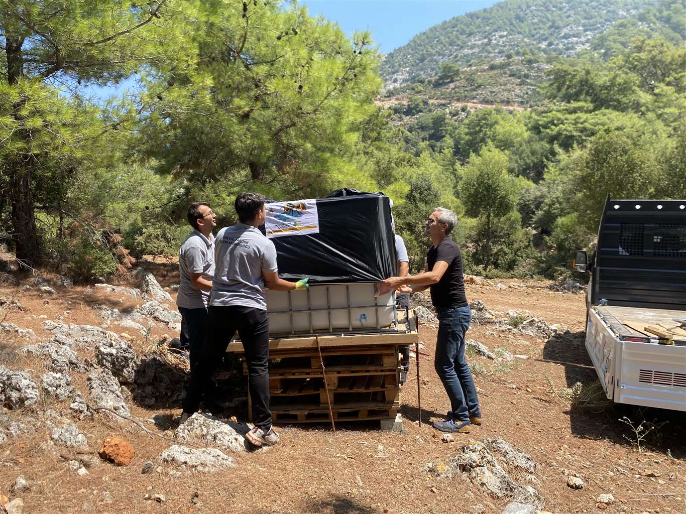 Arı içme suyu noktaları hizmete girdi haberi