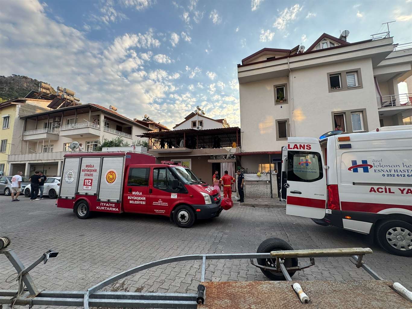 Fethiye’de asansör boşluğuna düşen bir kişi hayatını kaybetti haberi