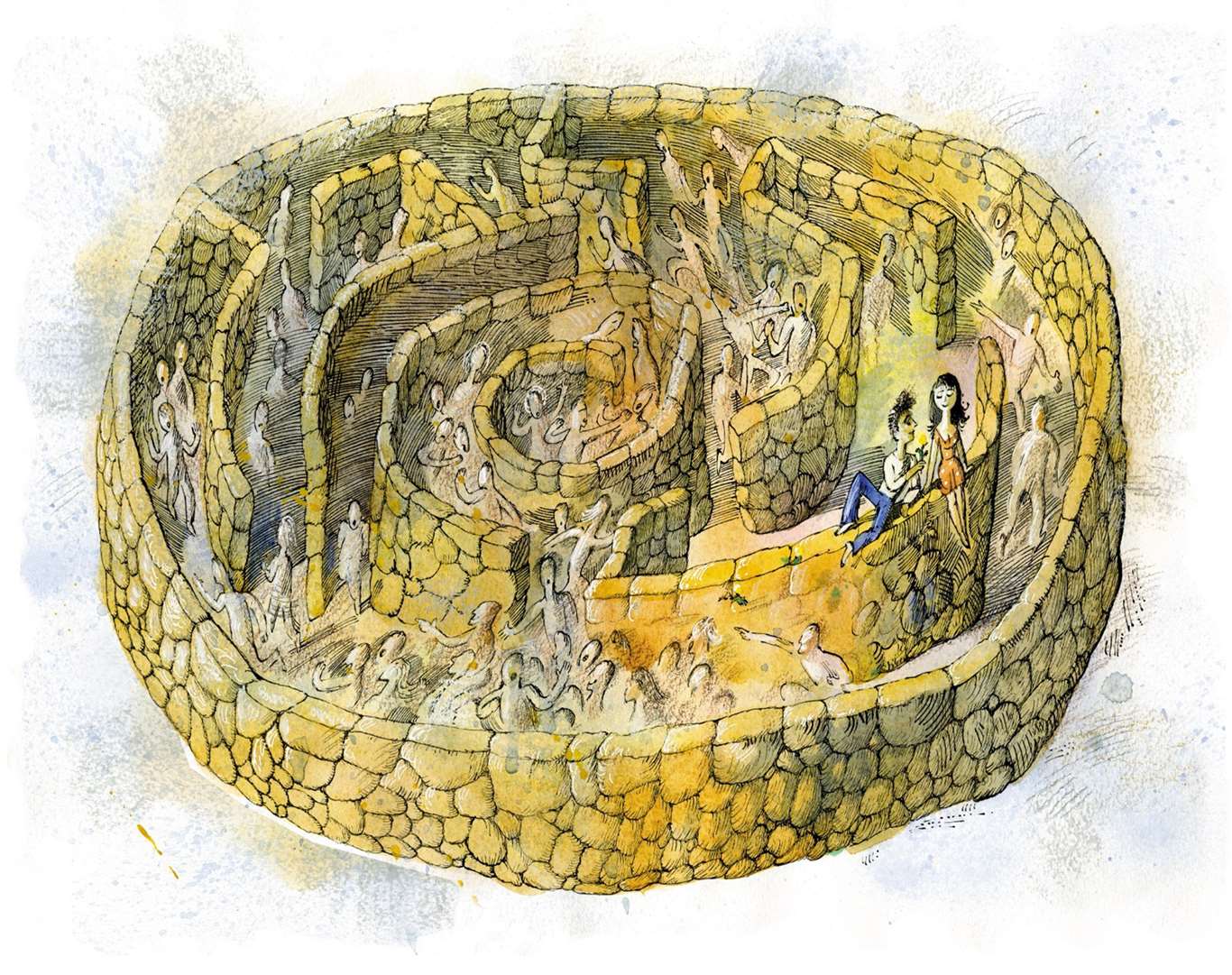 Muğla'da aşk ve sevgi karikatürlerle anlatıldı haberi