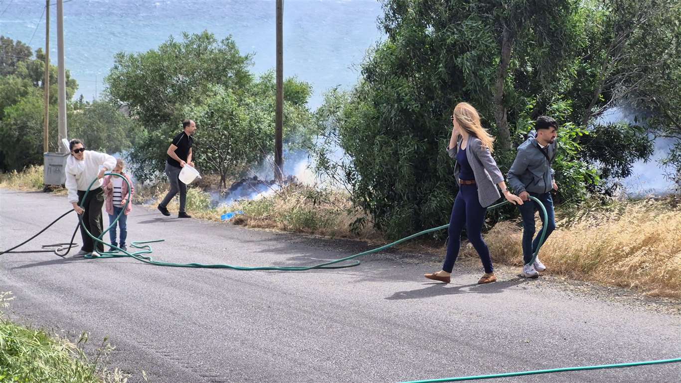 5 hektar alan zarar gördü haberi