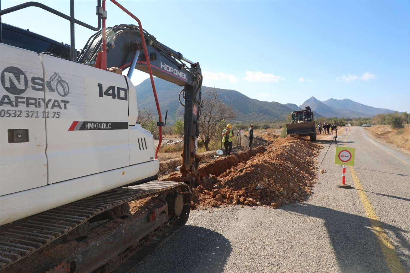 Betçe İçme Suyu Projesinin 3 bin 500 metrelik kısmı tamamlandı haberi