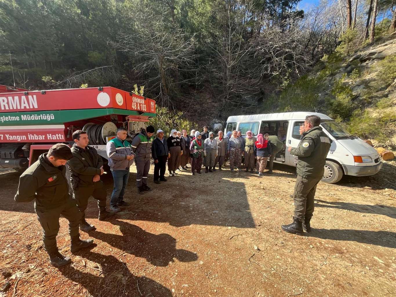 Yangınlara karşı bilgilendirme toplantıları devam ediyor haberi