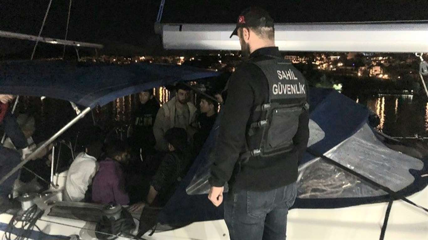 Bodrum açıklarında 106 göçmen yakalandı: 1 gözaltı haberi