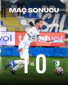 Bodrum FK, Sarıyer deplasmanında 1-0 mağlup oldu haberi
