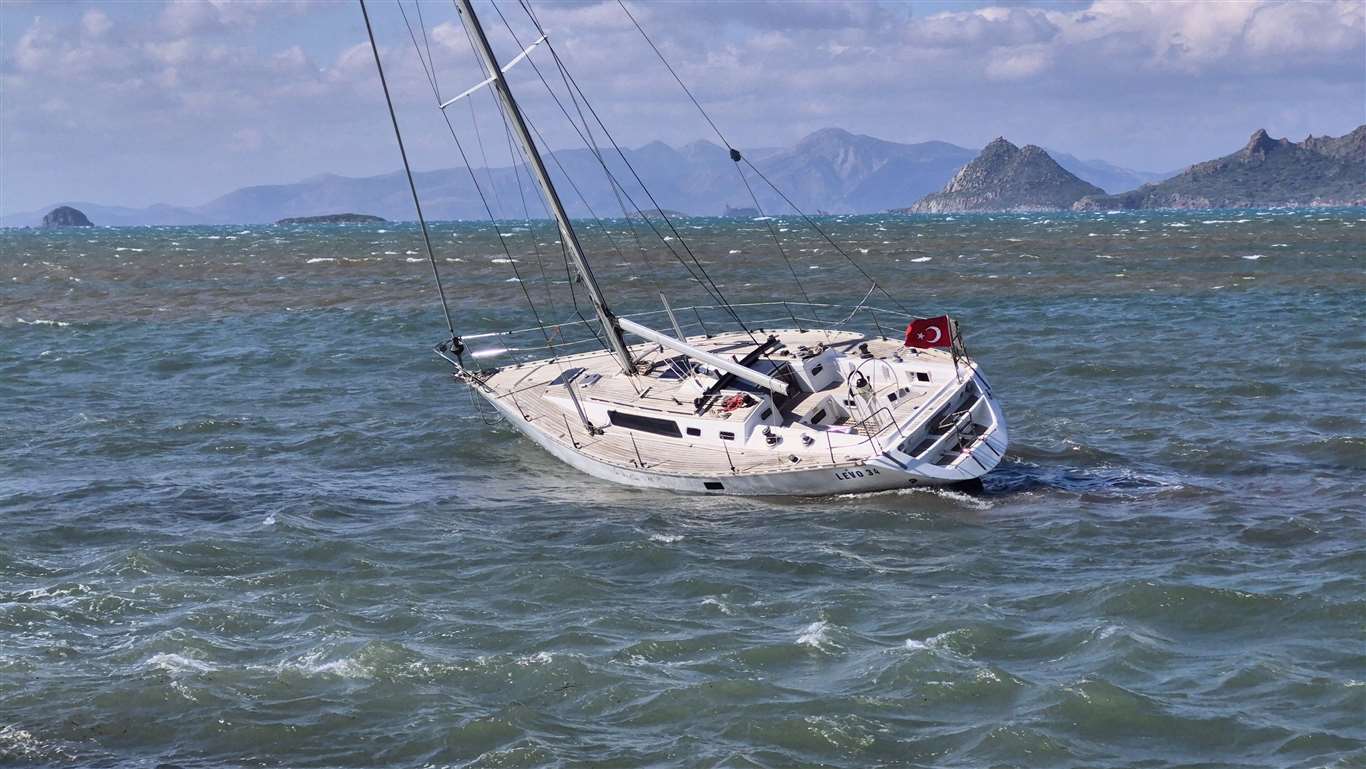 Bodrum'da fırtına etkili oluyor haberi