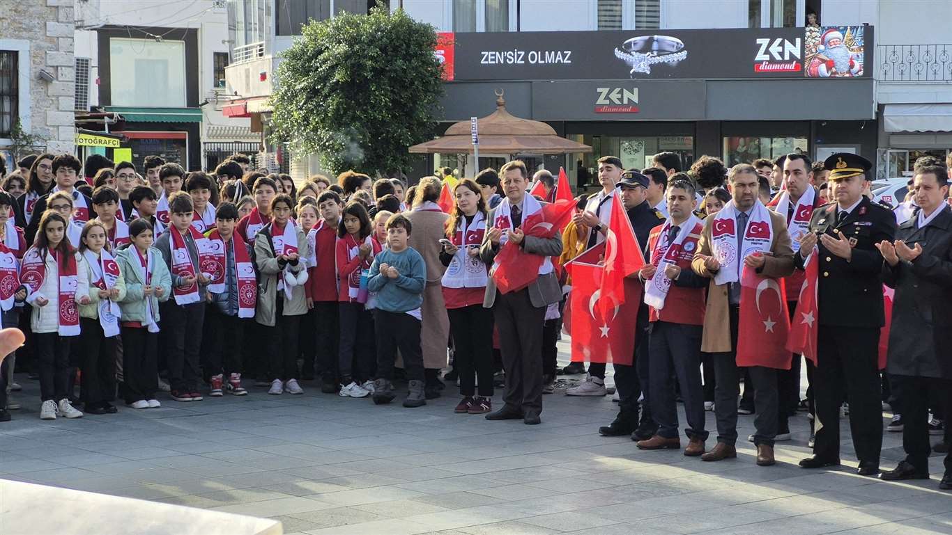 Bodrum'da Sarıkamış Şehitleri yürüyüşü haberi