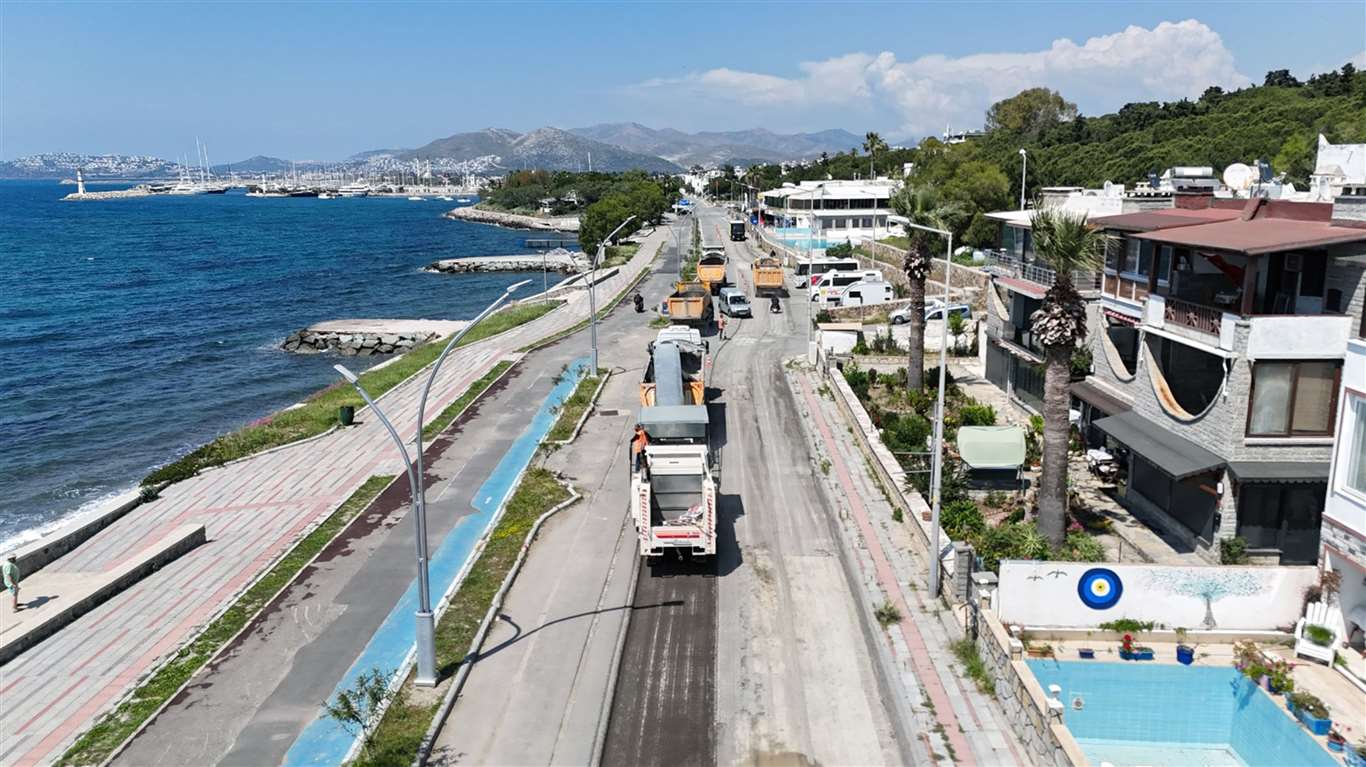 Bodrum Turgutreis'e 34 milyon liralık yol yatırımı haberi