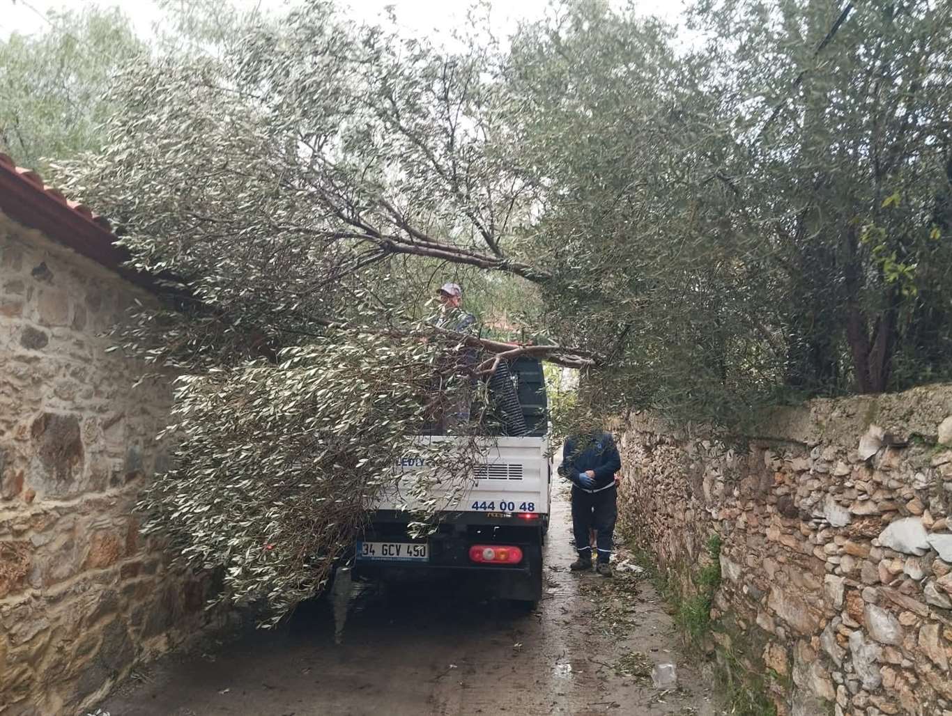 Bodrum'da fırtına önlemleri: Ekipler teyakkuzda haberi