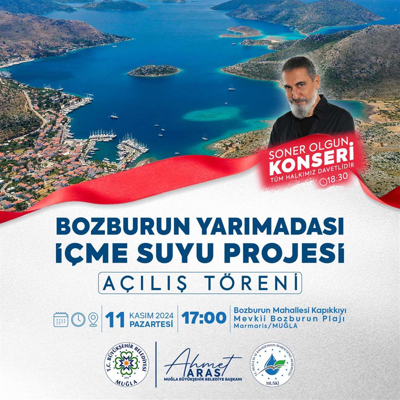 Bozburun İçme Suyu Projesi açılış töreni yapılacak haberi