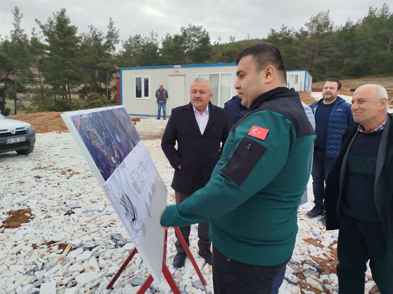 Kavaklıdere'de Çayboyu Sulama Göleti'nin yapımına başlandı haberi