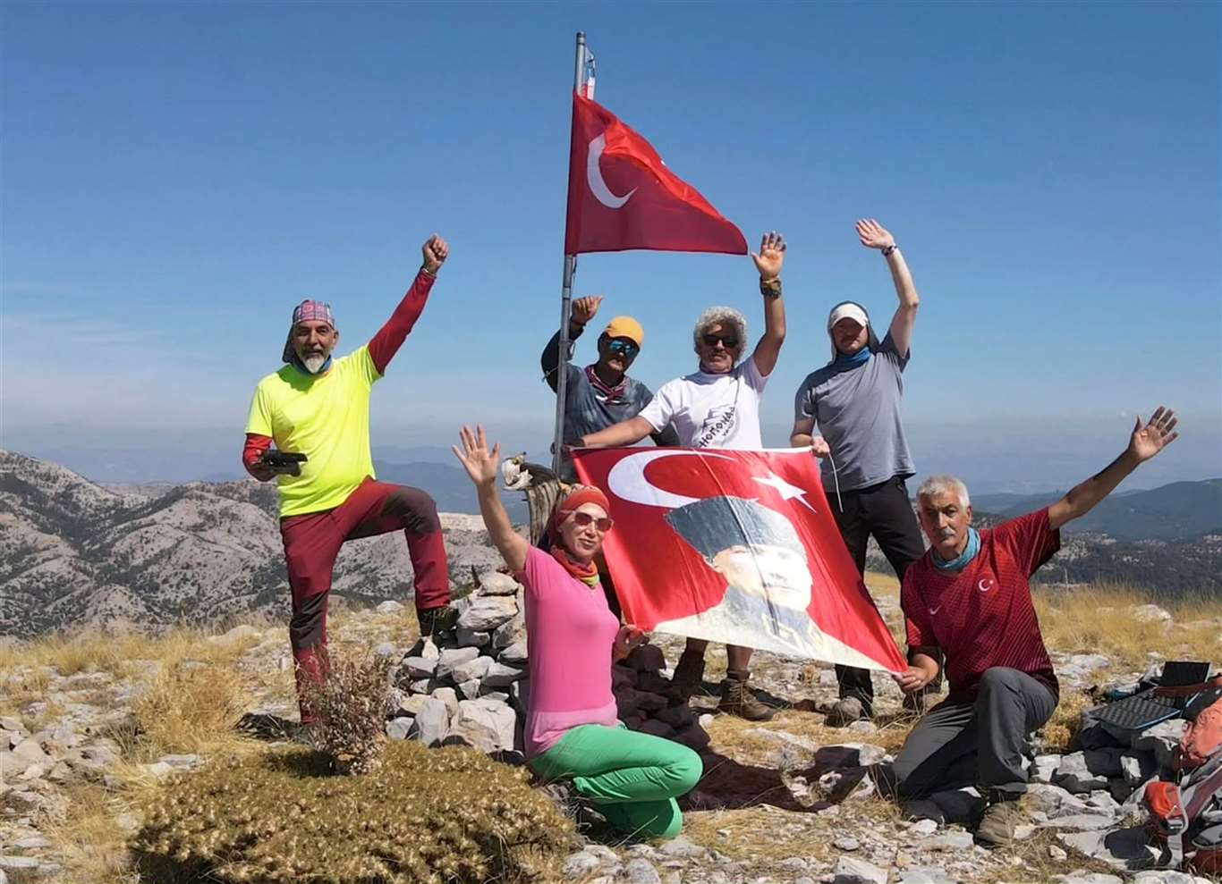 Muğlalı dağcılardan Gaziler Günü’nde anlamlı etkinlik haberi
