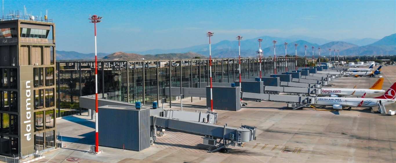 Dalaman havalimanında 9 ayda 4 milyon 571 bin yolcuya hizmet verildi haberi