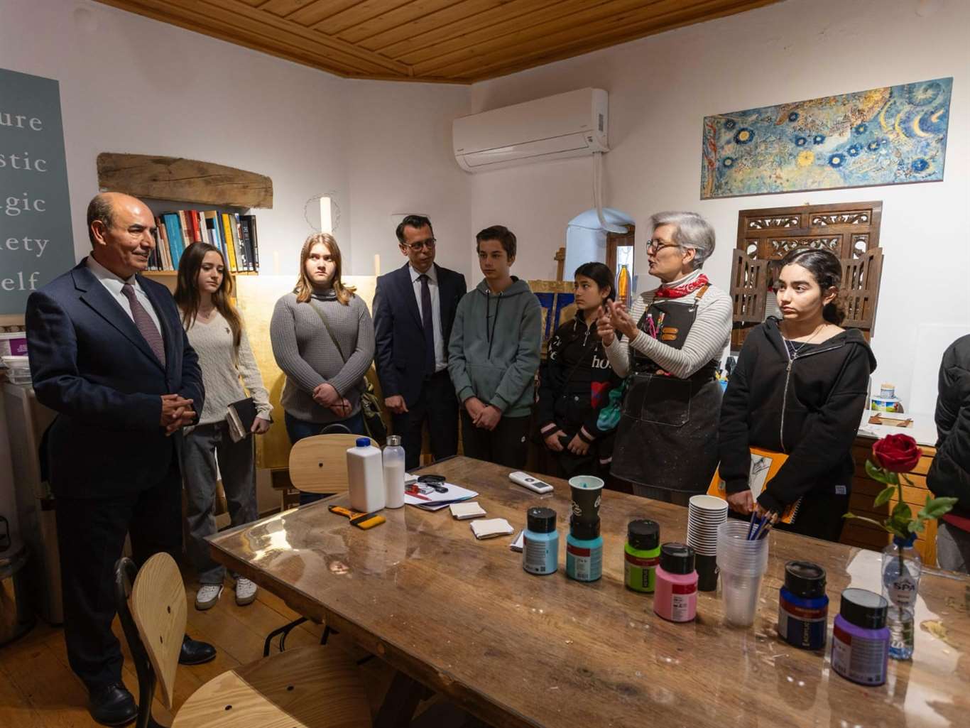 Datça'da öğrenciler sanata doydu haberi