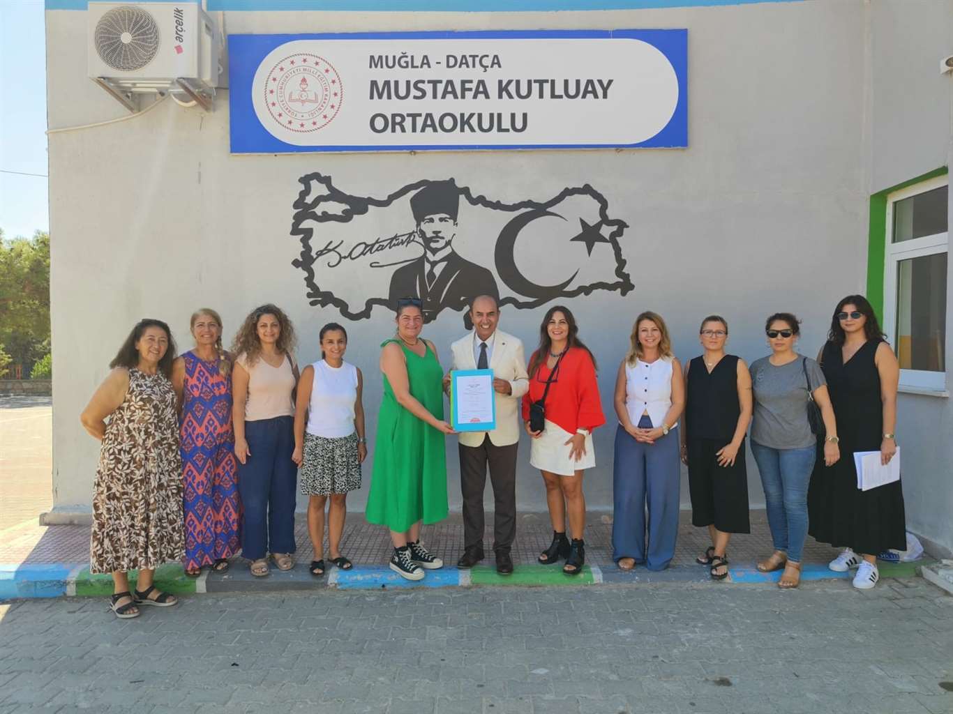 Datça’da 'Okulum Temiz' belgeleri okullara teslim edildi haberi