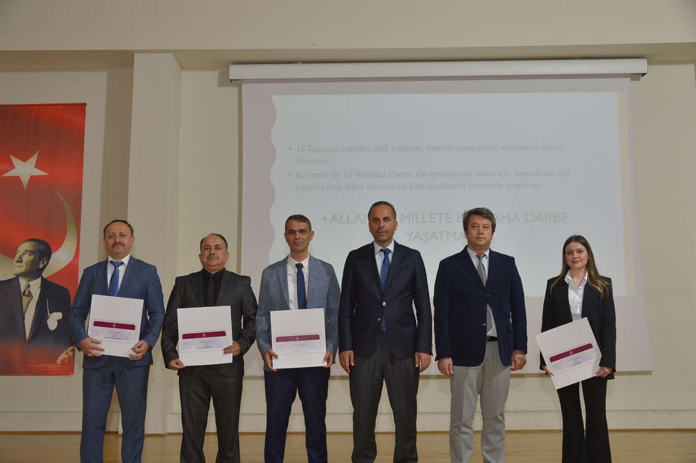 MSKÜ'de Demokrasi Bilinci Projesi tamamlandı haberi