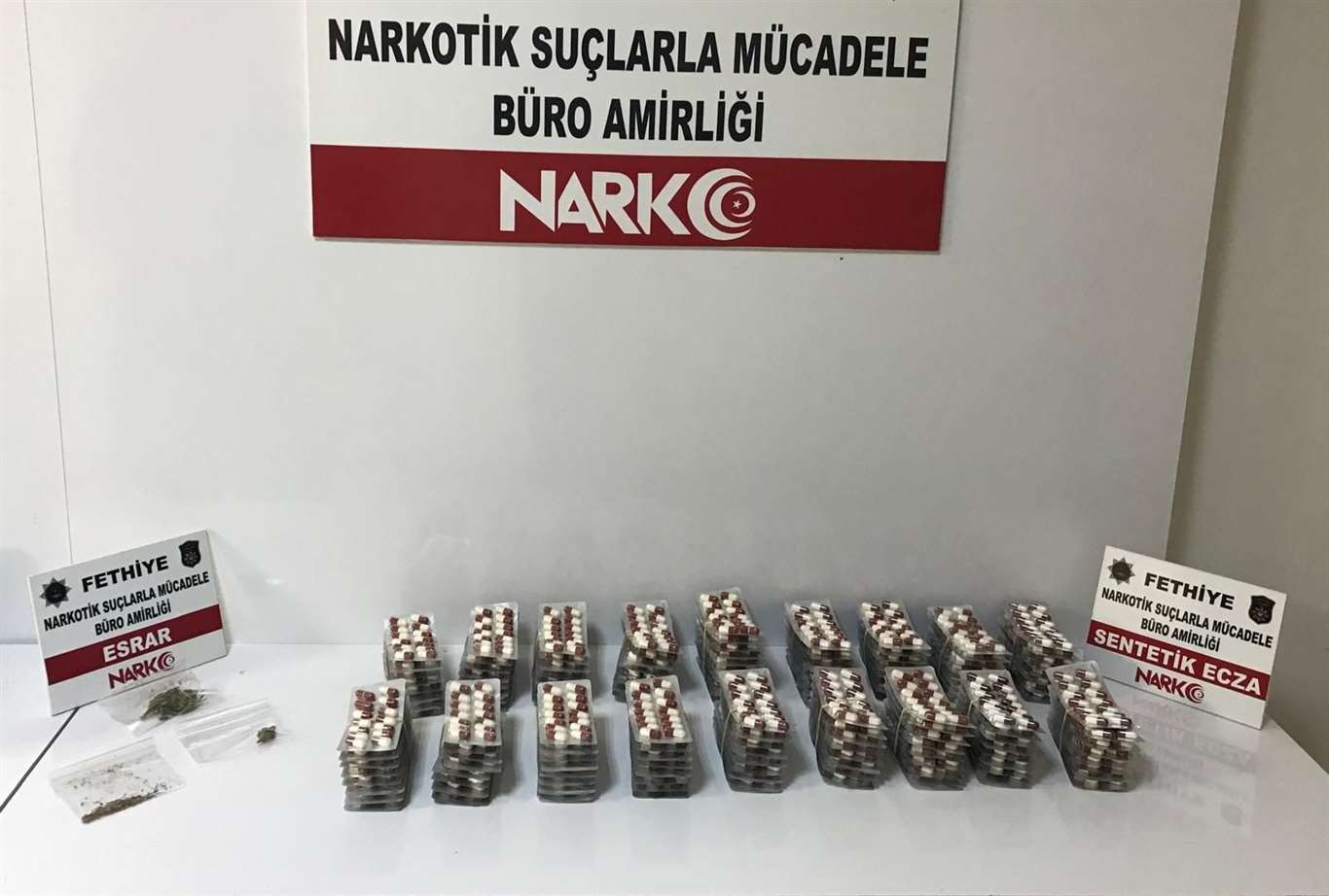    2 bin 44 sentetik ecza ele geçirildi haberi