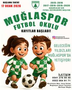 Muğlaspor Futbol Okulu kayıtları başladı haberi