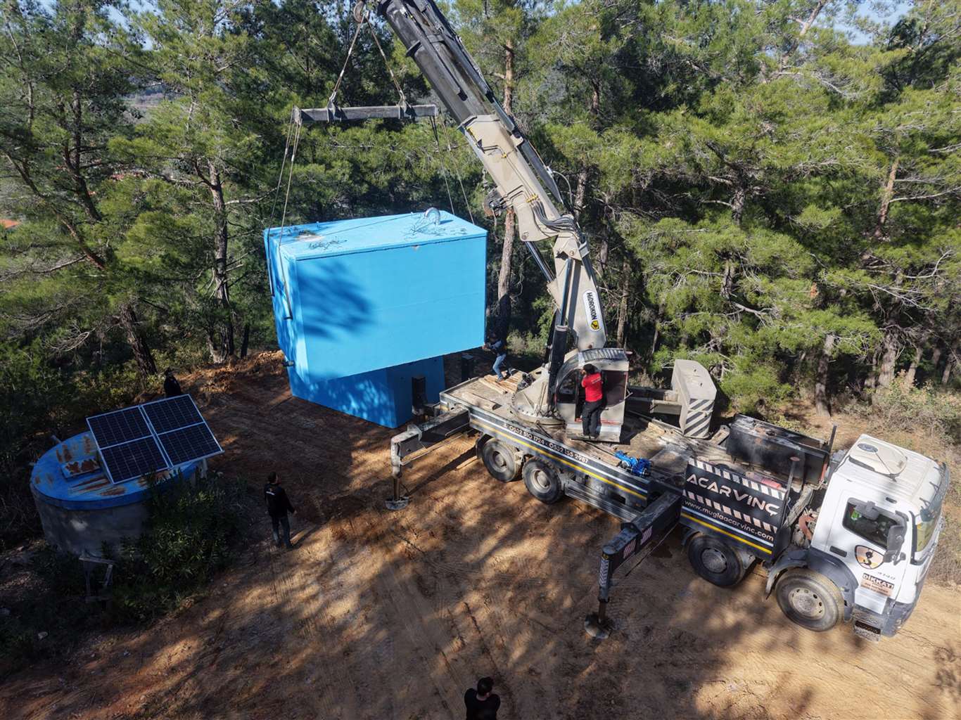    MUSKİ'den Menteşe Gevenes Mahallesine yeni içme suyu deposu haberi