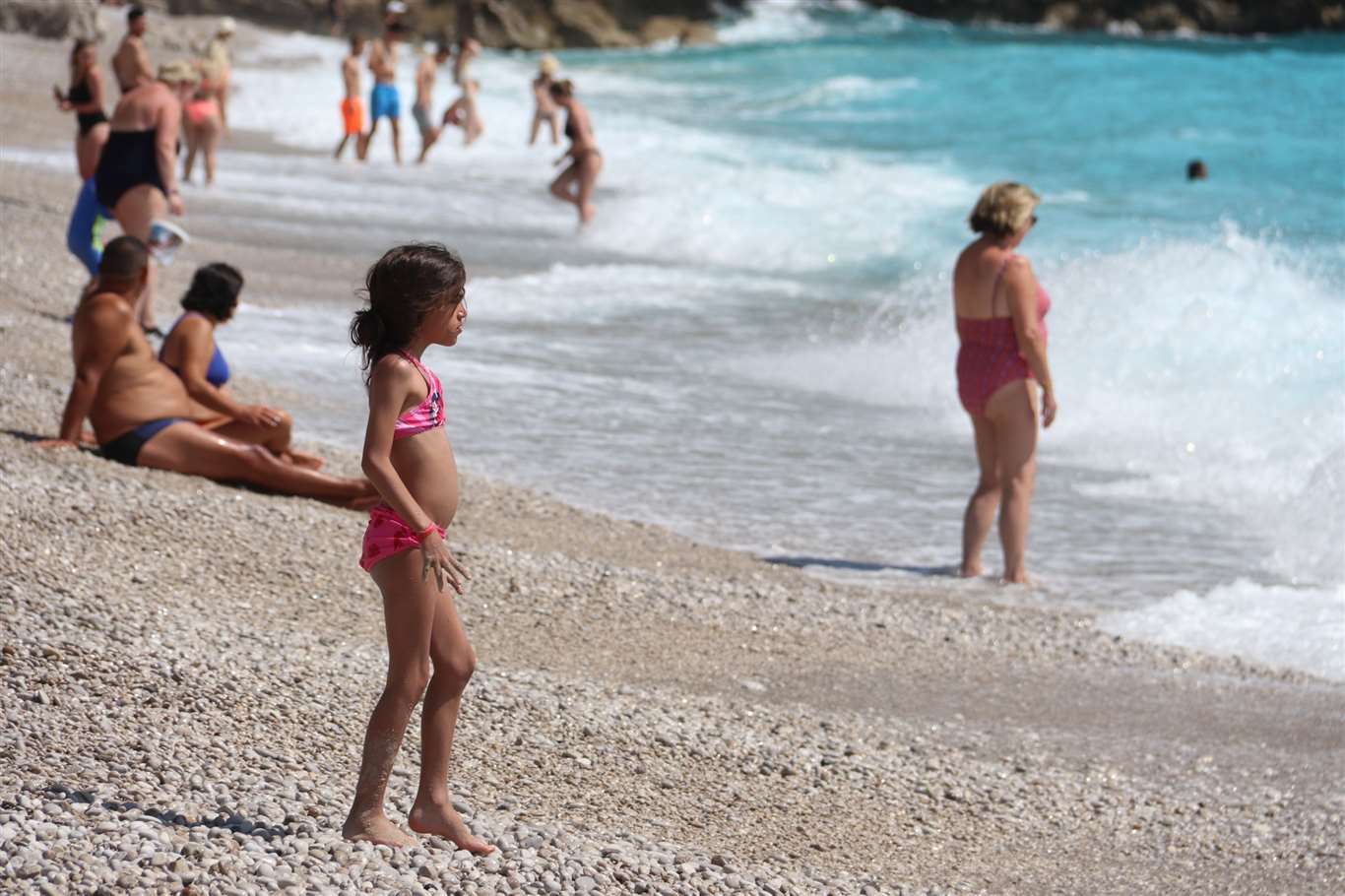 Ölüdeniz'de plajlarda sezon hareketliliği başladı haberi