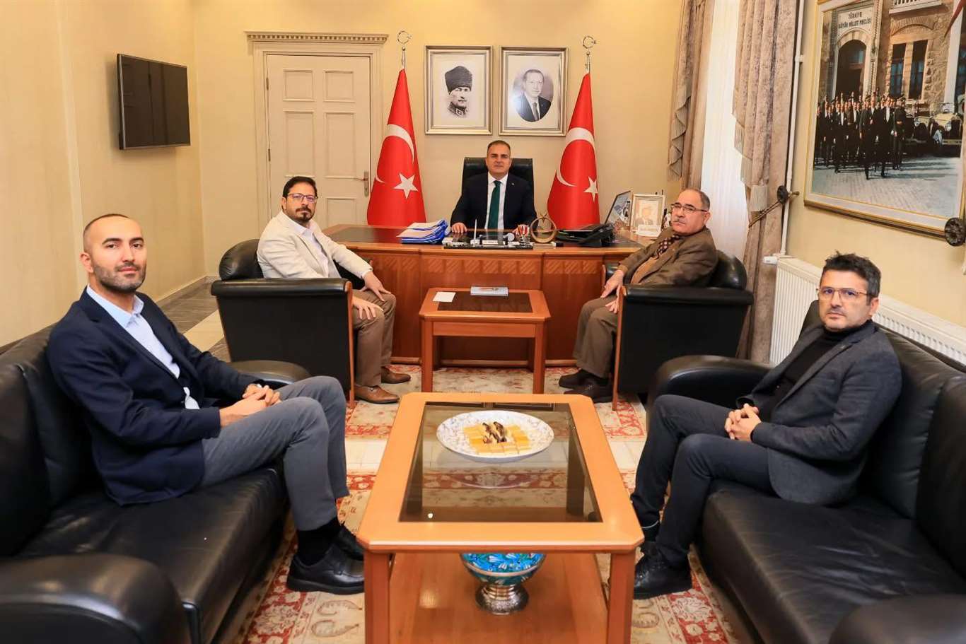 İnşaat Mühendisleri Odası Muğla Şubesi'nden Vali Akbıyık'a ziyaret haberi