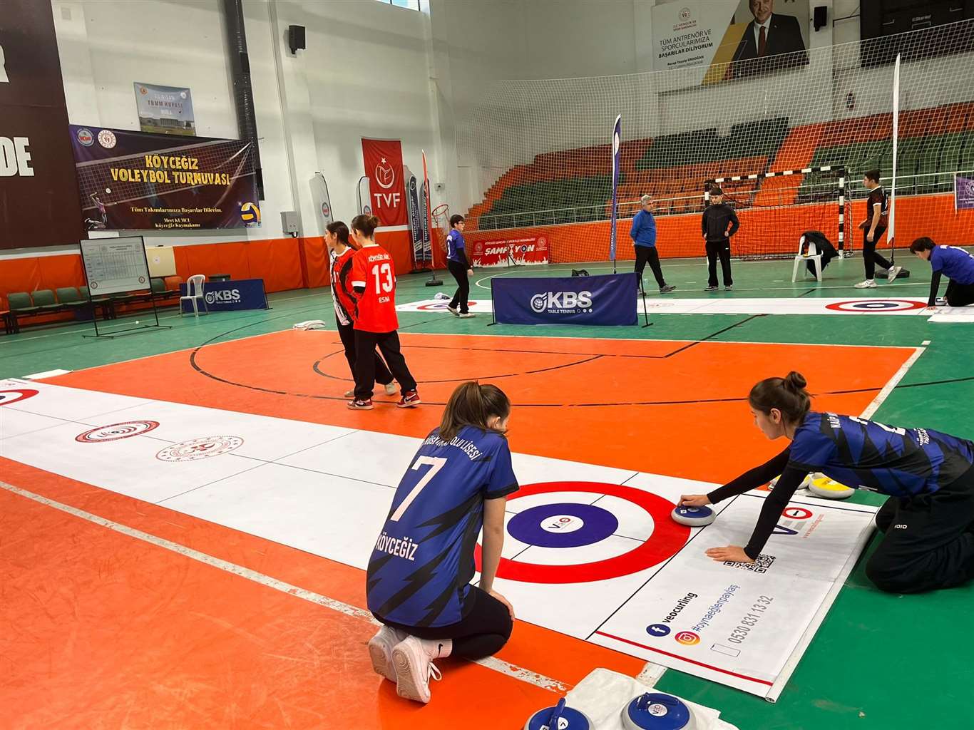 Köyceğiz'de Floor Curling İl Turnuvası tamamlandı haberi