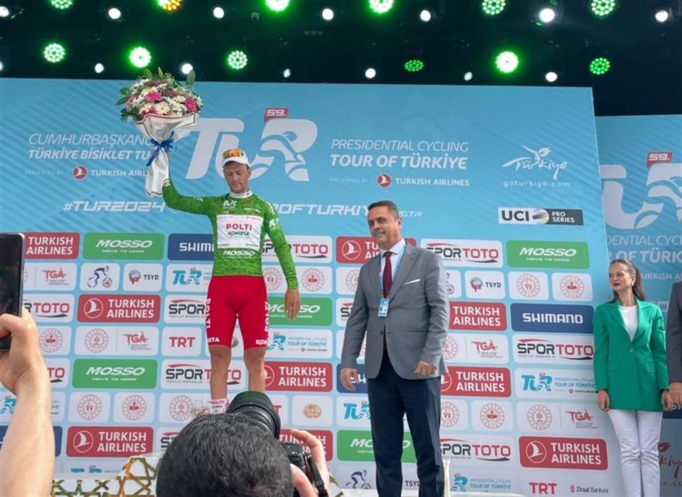 Cumhurbaşkanlığı Bisiklet Turu Fethiye-Marmaris etabını Giovanni Lonardi kazandı haberi