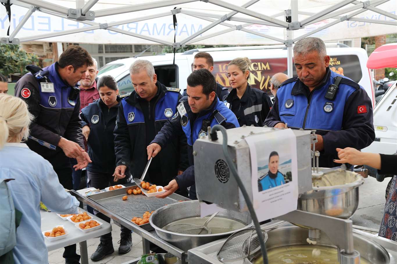  Marmaris'te vefat eden zabıta komiseri Çetin unutulmadı haberi