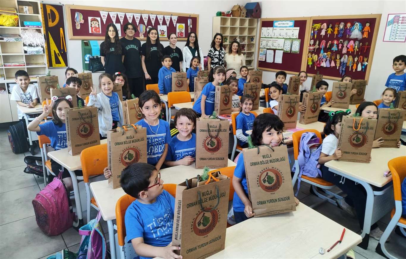 Menteşe Anadolu Lisesi'nden miniklere çevre bilinci etkinliği haberi