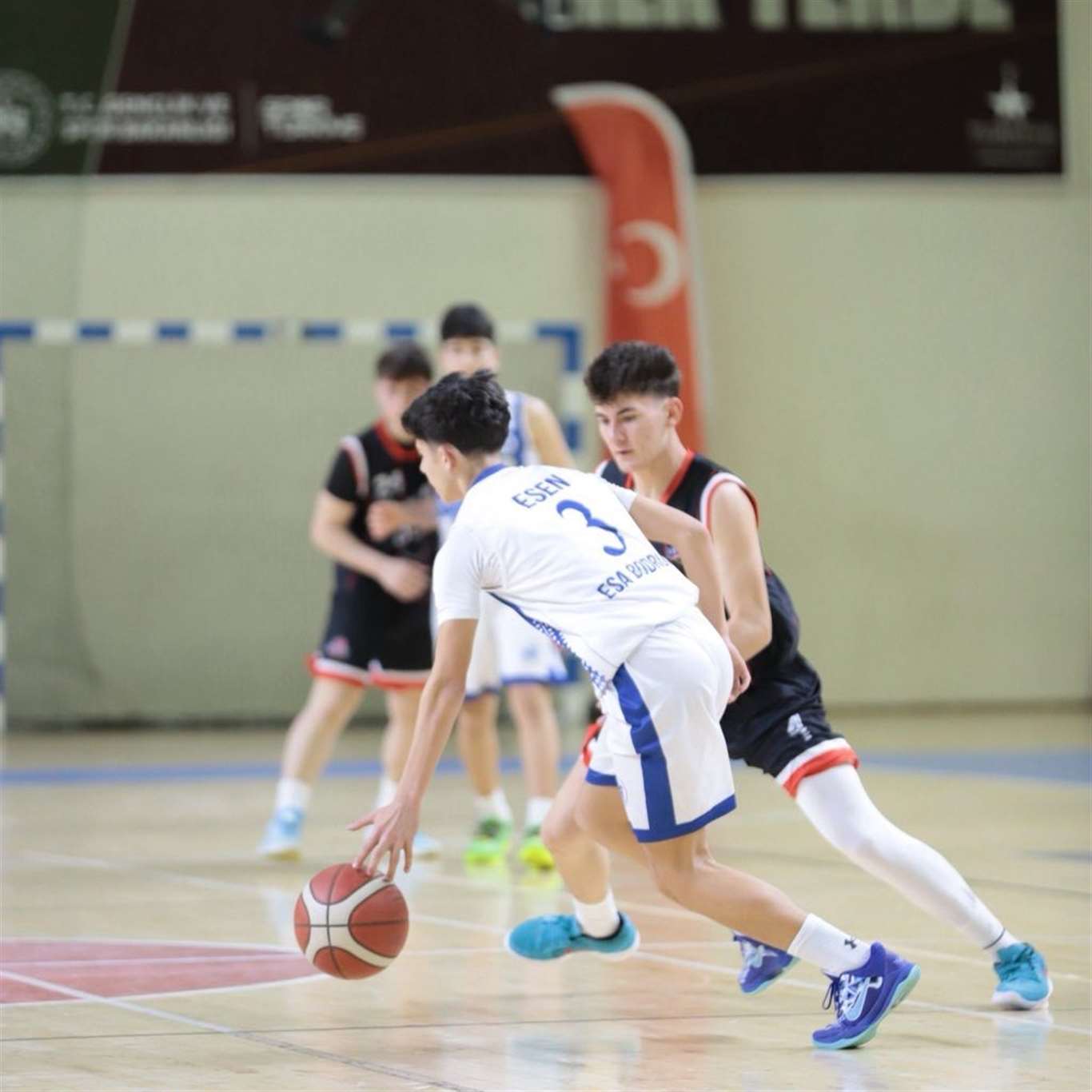    Menteşe'de basketbol heyecanı yaşandı haberi