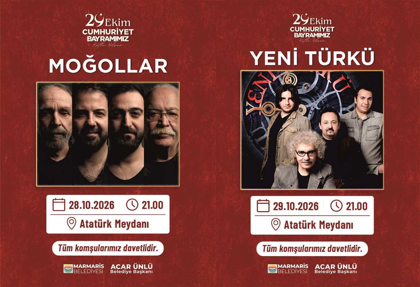 Marmaris’te Cumhuriyet Bayramı 4 Gün Kutlanacak haberi