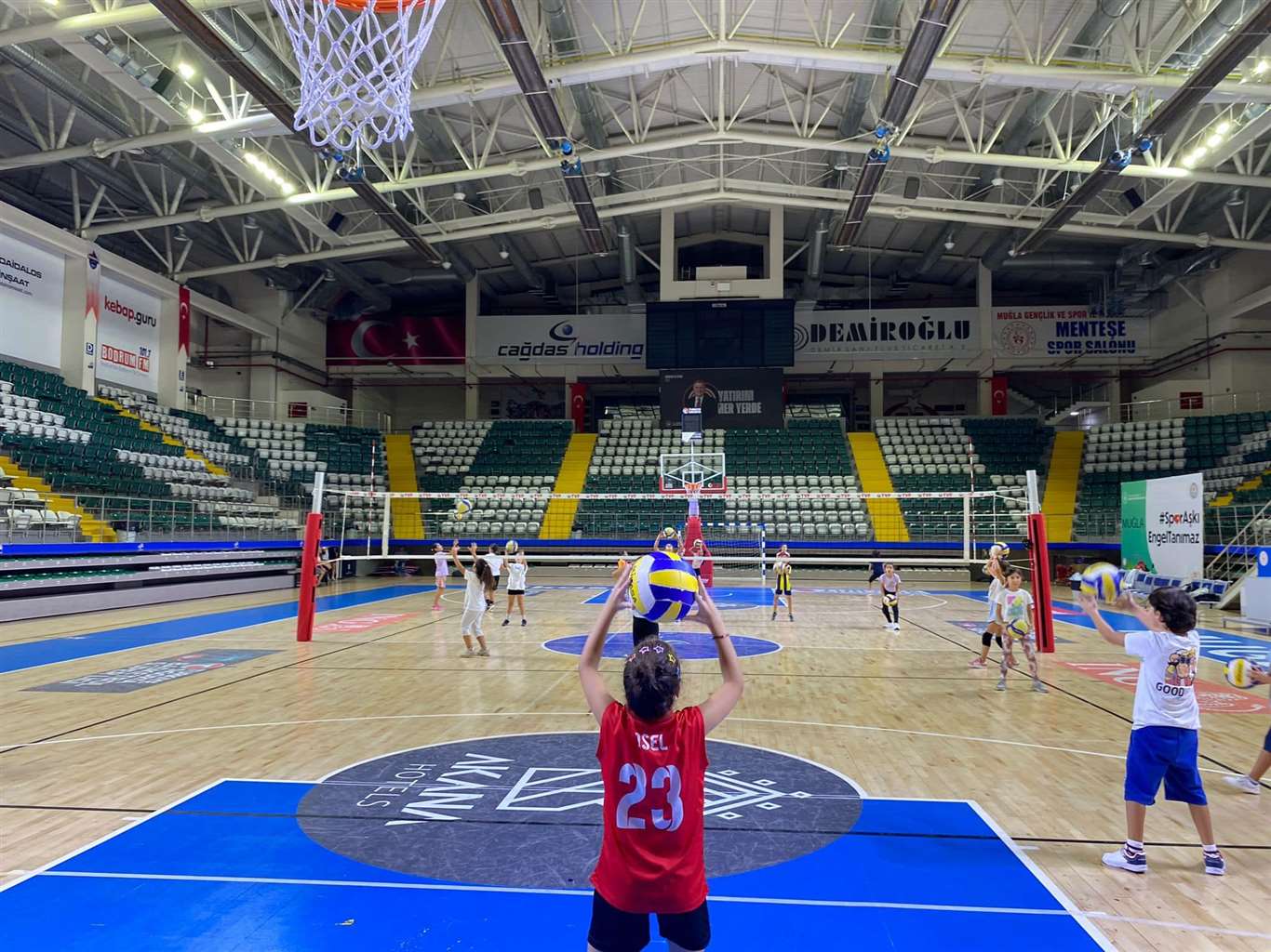    Muğla'da çocuklar sporla büyüyor haberi